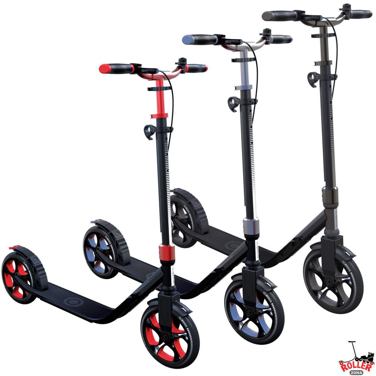 Самокат Globber ONE NL 230 ULTIMATE как внедорожник Самокат Globber ONE NL 230 ULTIMATE как внедорожник