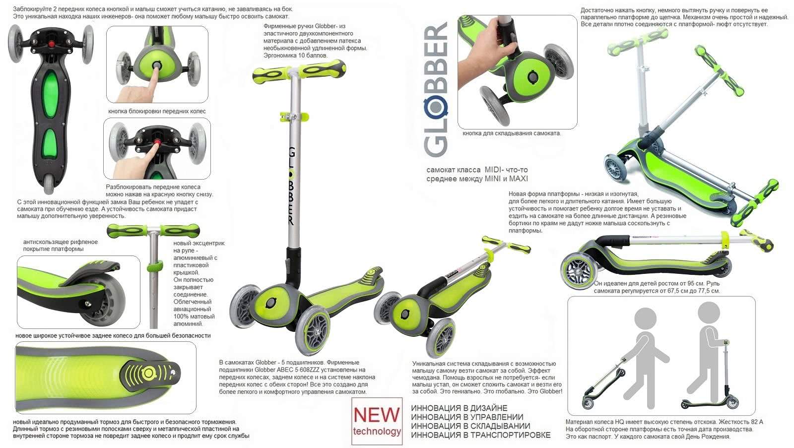 Все преимущества GLOBBER ELITE S My Free Fold up самокат GLOBBER ELITE S My Free Fold up