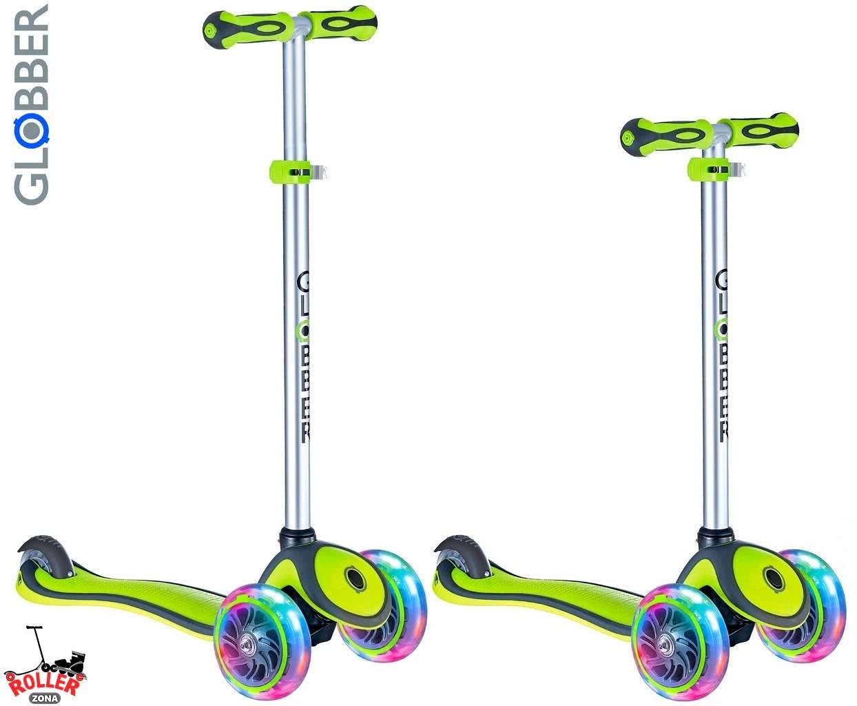 Детский Самокат GLOBBER PRIMO PLUS со светящимися колесами Детский Самокат GLOBBER PRIMO PLUS со светящимися колесами