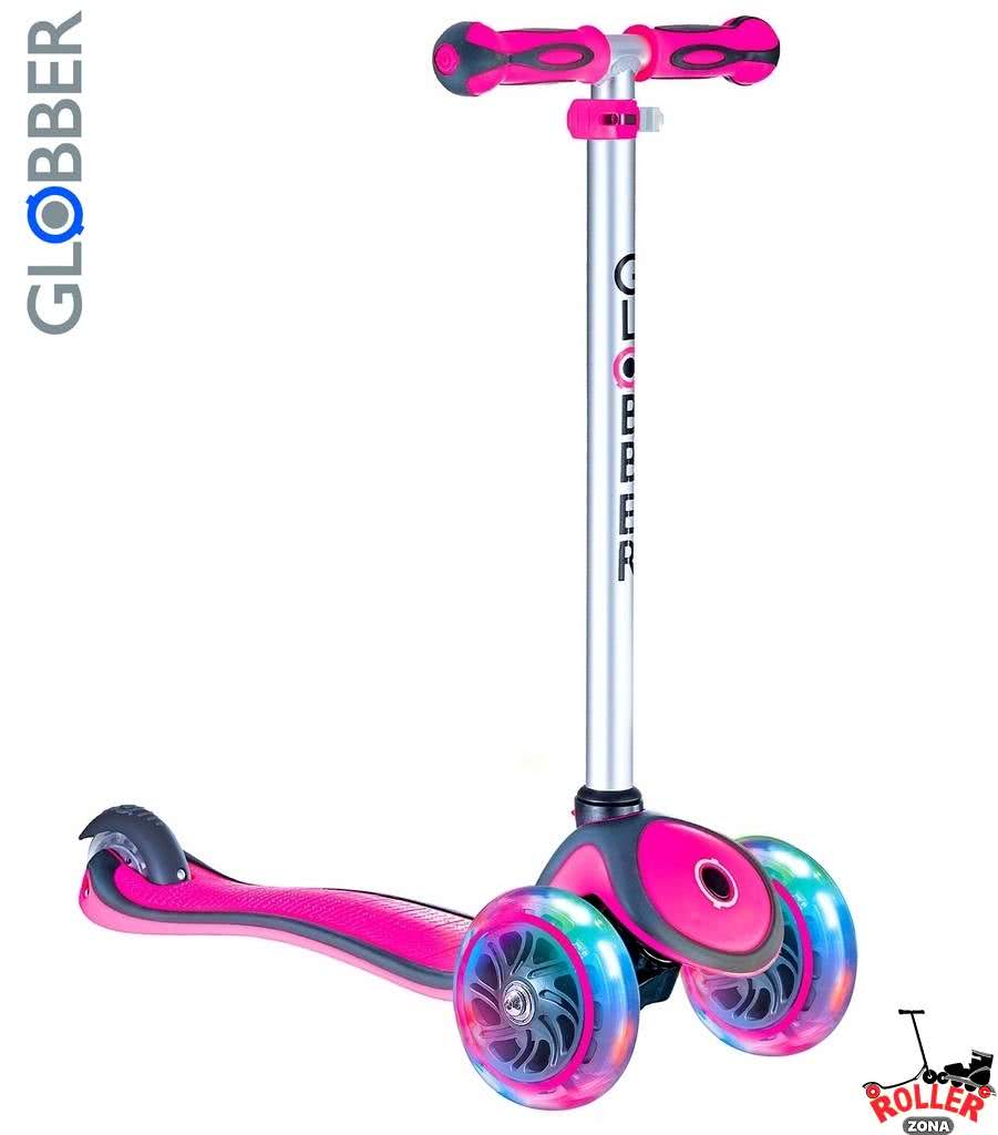 Детский Самокат GLOBBER PRIMO PLUS со светящимися колесами Детский Самокат GLOBBER PRIMO PLUS со светящимися колесами