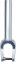 Вилка Tilt Rigid SCS/HIC Silver - Фото №2