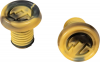 Грипсы North Industry Black/Canary Yellow Swirl - Фото №2