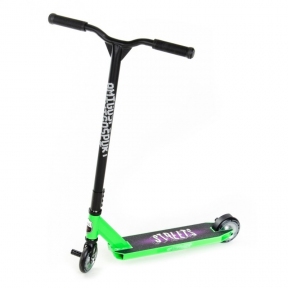 Трюковый самокат Amigosport 2020 STREET PRO зеленый - Фото № 1
