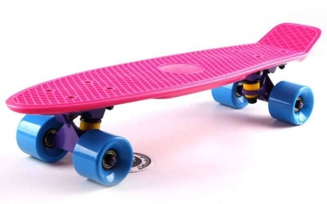 Пенни Борд. Penny Board Fish Skateboards Розовый - Фото № 1