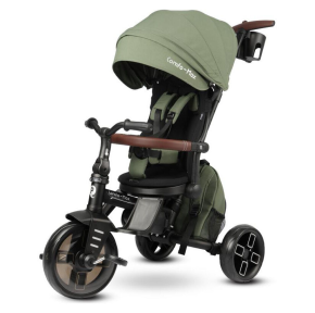 Трехколесный велосипед-трансформер QPlay COMFO MAX 8 in 1 Olive Green/Оливково-зеленый - Фото № 1