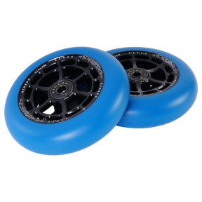Колесо для трюкового самоката UrbanArtt Civic 115 x 30mm Black/Arctic Blue - Фото № 1