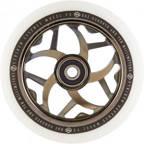 Колесо для трюкового самокату Striker Essence V3 White Pro Scooter Wheel 110 мм Metallic Black - Фото № 1