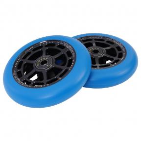 Колесо для трюкового самоката UrbanArtt Civic 110 x 24mm Black/Arctic Blue - Фото № 1