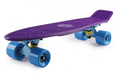 Пенни Борд. Penny Board Fish Skateboards Фиолетовый - Фото № 1