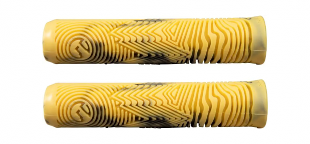 Грипсы North Industry Black/Canary Yellow Swirl - Фото № 1