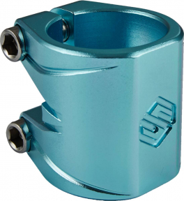 Зажим Striker Essence Double V2 Pro Scooter Clamp 31,8/34,9 (Teal) - Фото № 1