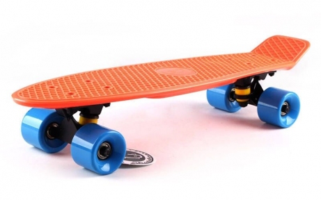 Пенни Борд. Penny Board Fish Skateboards Персиковый - Фото № 1