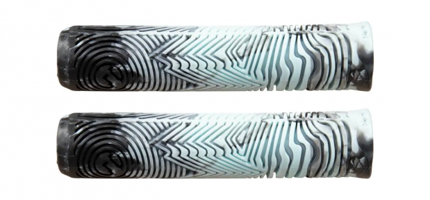 Грипсы North Industry Black/Ice Blue Swirl - Фото № 1