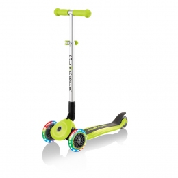 Самокат Globber Primo Foldable Lights 432-106 зелений