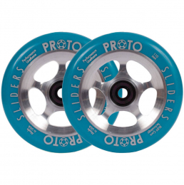 Колесо для трюкового самоката Proto Slider Starbright 110mm 2-pack Blue On Raw