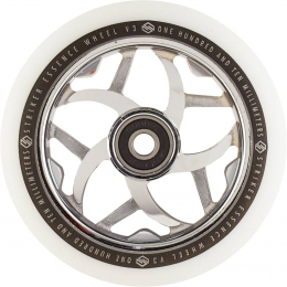 Колесо для трюкового самокату Striker Essence V3 White Pro Scooter Wheel 110 мм Chrome