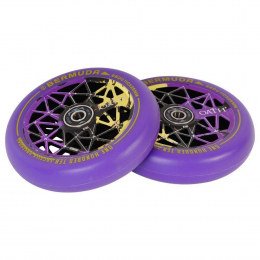 Колесо для трюкового самоката Oath Bermuda 110mm Black/Purple/Yellow