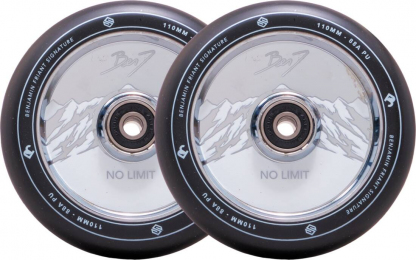 Колесо для трюкового самокату Striker Benj No Limit 110 X 24mm Black/Chrome