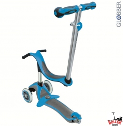 Самокат GLOBBER EVO 2С 4 in 1 Sky Blue блакитний