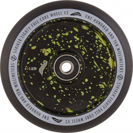 Колесо для трюкового самокату Striker Lighty Full Core V3 Black 110 X 24mm Green Splash