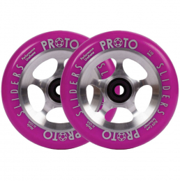 Колесо для трюкового самоката Proto Slider Starbright 110mm 2-pack Purple On Raw