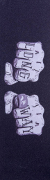 Змінний наждак Longway Printed Pro Scooter Grip Tape Grey Fists