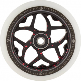 Колесо для трюкового самокату Striker Essence V3 White Pro Scooter Wheel 110 мм Red Splash