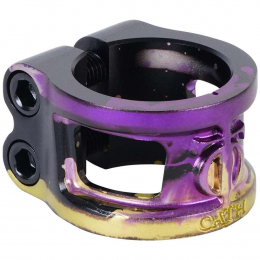 Затискач Oath Cage V2 Alloy 2 Bolt Black/Purple/Yellow