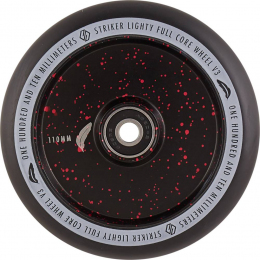 Колесо для трюкового самокату Striker Lighty Full Core V3 Black 110 X 24mm Red Splash