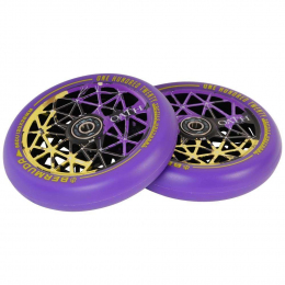 Колесо для трюкового самокату Oath Bermuda 120mm Black/Purple/Yellow