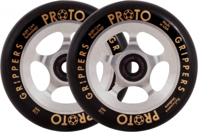 Колесо для трюкового самокату Proto Gripper 2-Pack 110mm Black On Raw
