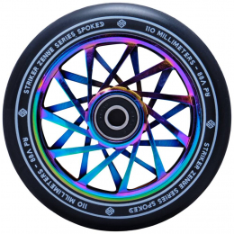 Колесо для трюкового самокату Striker Zenue Series Black 110mm Rainbow