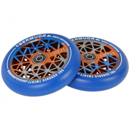 Колесо для трюкового самокату Oath Bermuda 120mm Orange/Blue/Titanium