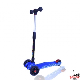 Самокат Explore Ecoline SMART ECO B блискавка синя з колесами що світяться