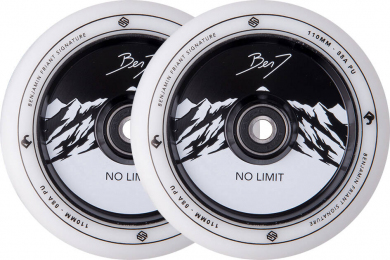 Колесо для трюкового самокату Striker Benj No Limit 110 X 24mm White/Black