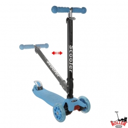 Самокат Maraton Scooter Maxi блакитний з колесами що світяться