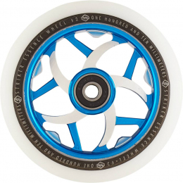 Колесо для трюкового самокату Striker Essence V3 White Pro Scooter Wheel 110 мм Blue