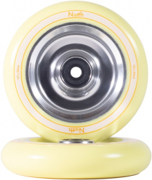 Колесо для трюкового самоката North Fullcore Silver/Cream