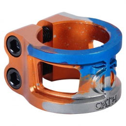 Затискач Oath Cage V2 Alloy 2 Bolt Orange/Blue/Titanium